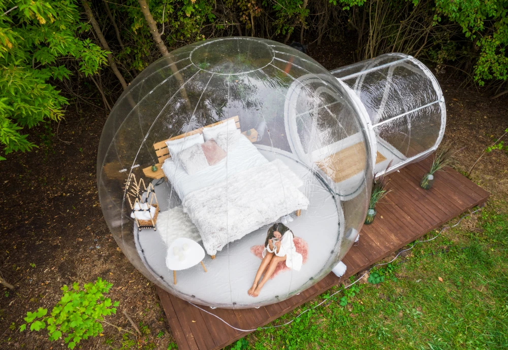 outdoor bubble tents